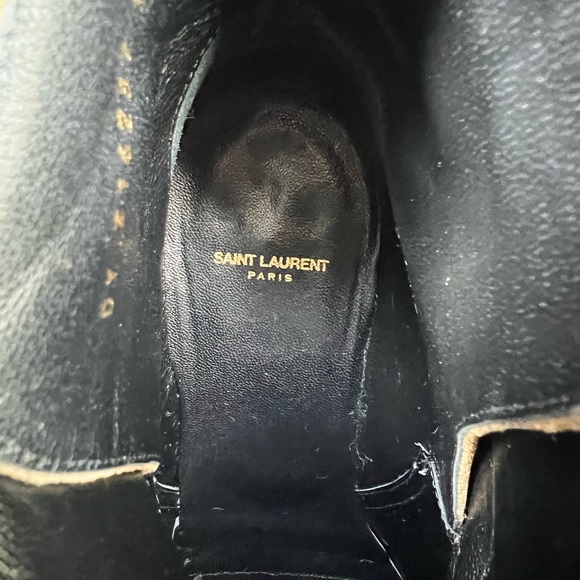 Saint Laurent Paris boots size 38 suede ankle boots , better for a size 7.5 - Picture 8 of 9